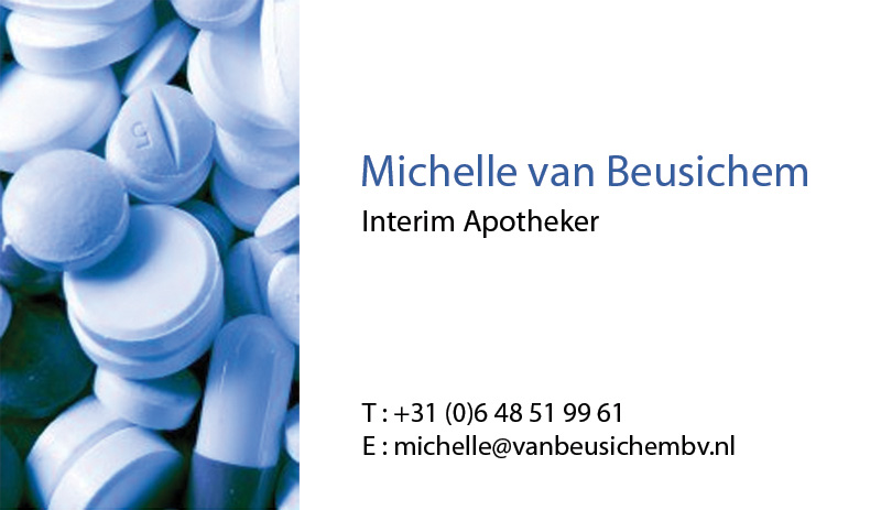Michelle van Beusichem, Interim Apotheker